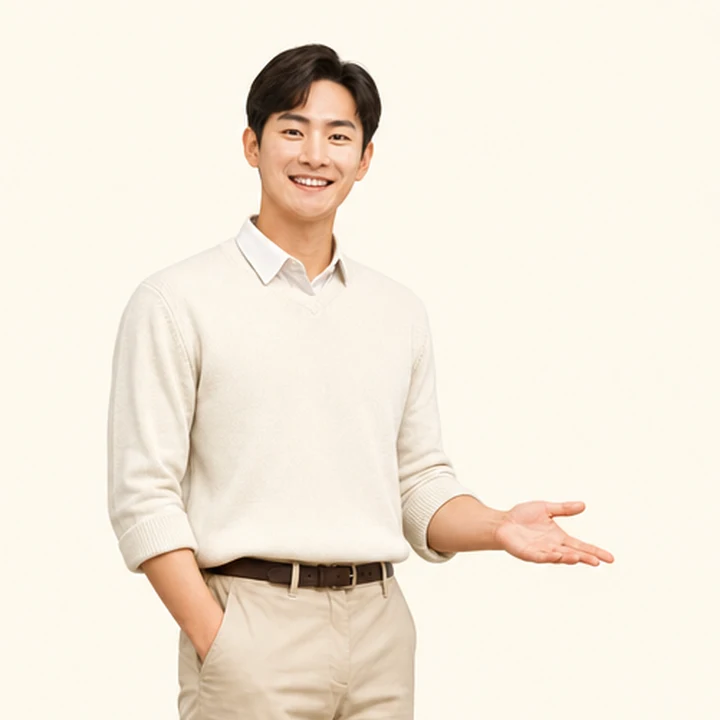 펠리세이드 중고차 장기렌트카 상담 신청을 안내하는 담당자